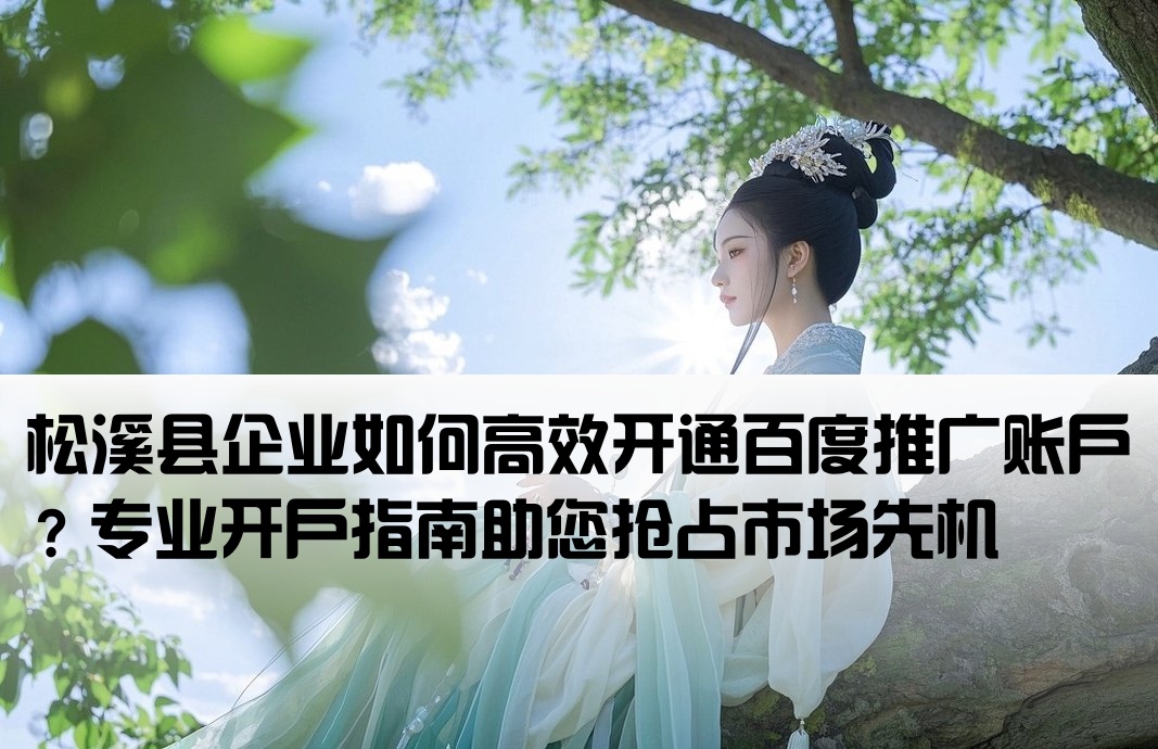 松溪县百度推广开户