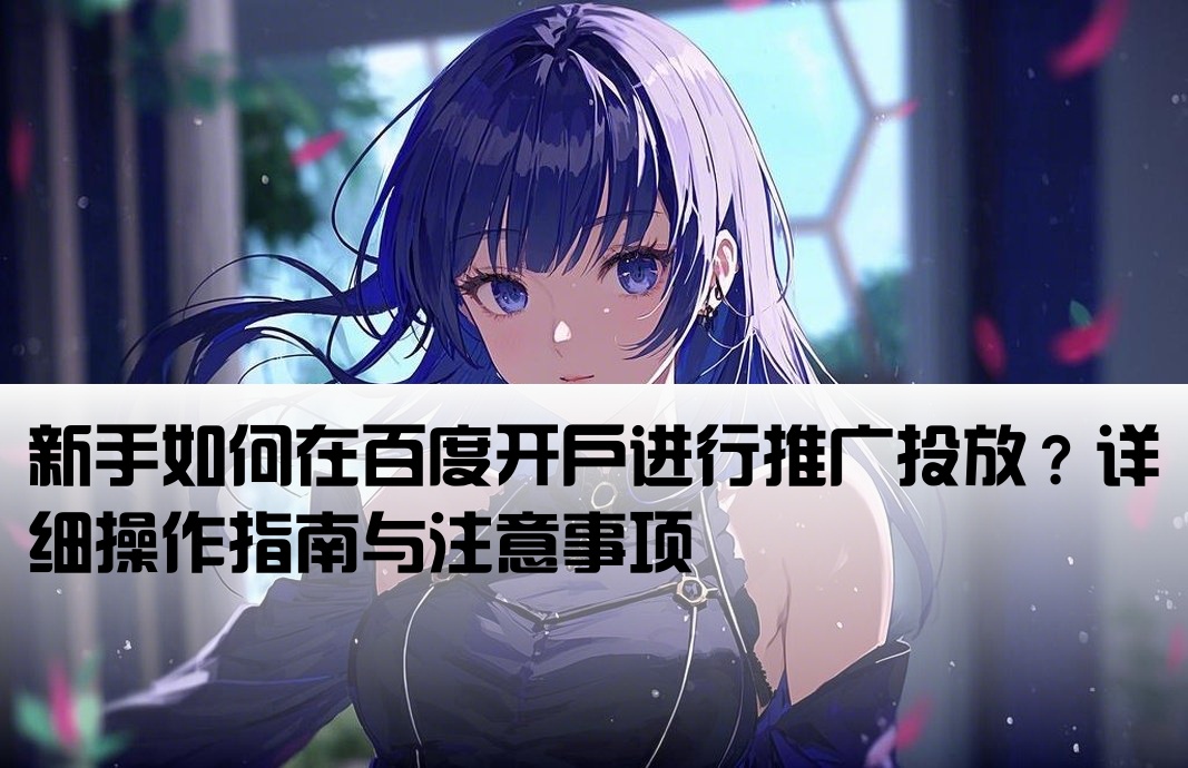 小白百度开户做推广可以吗
