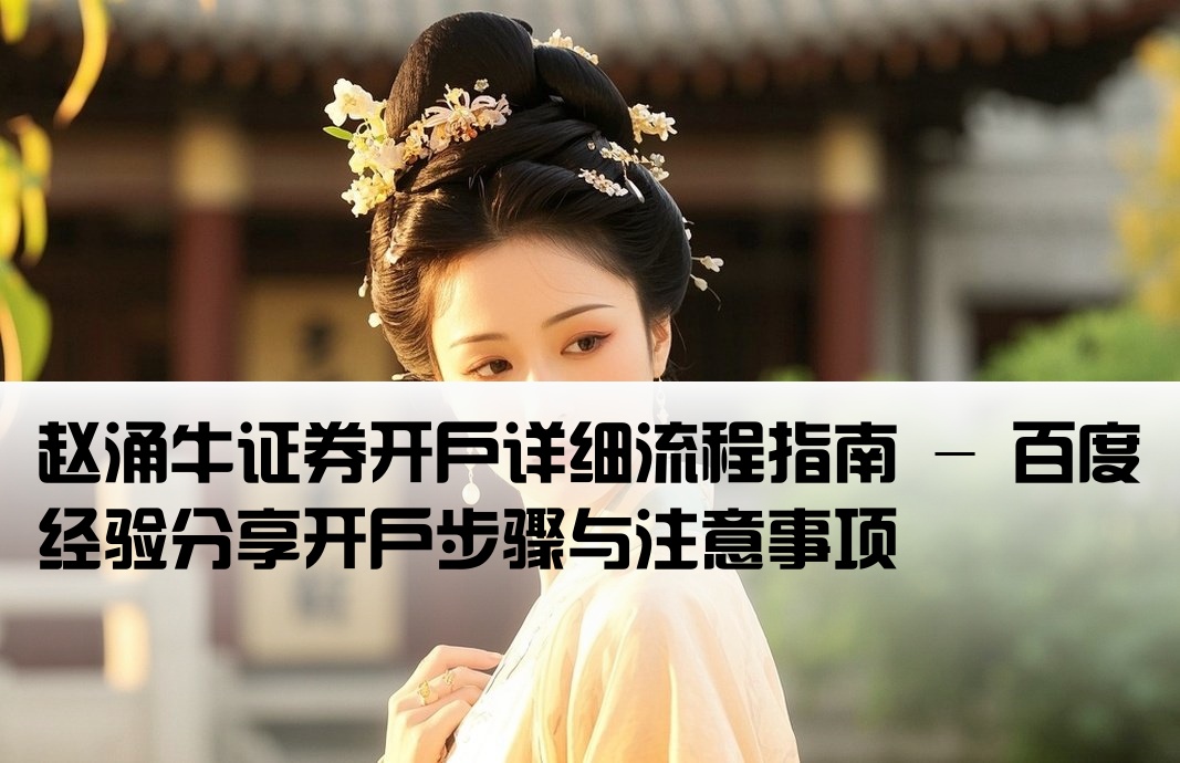 赵涌牛怎么开户 百度经验