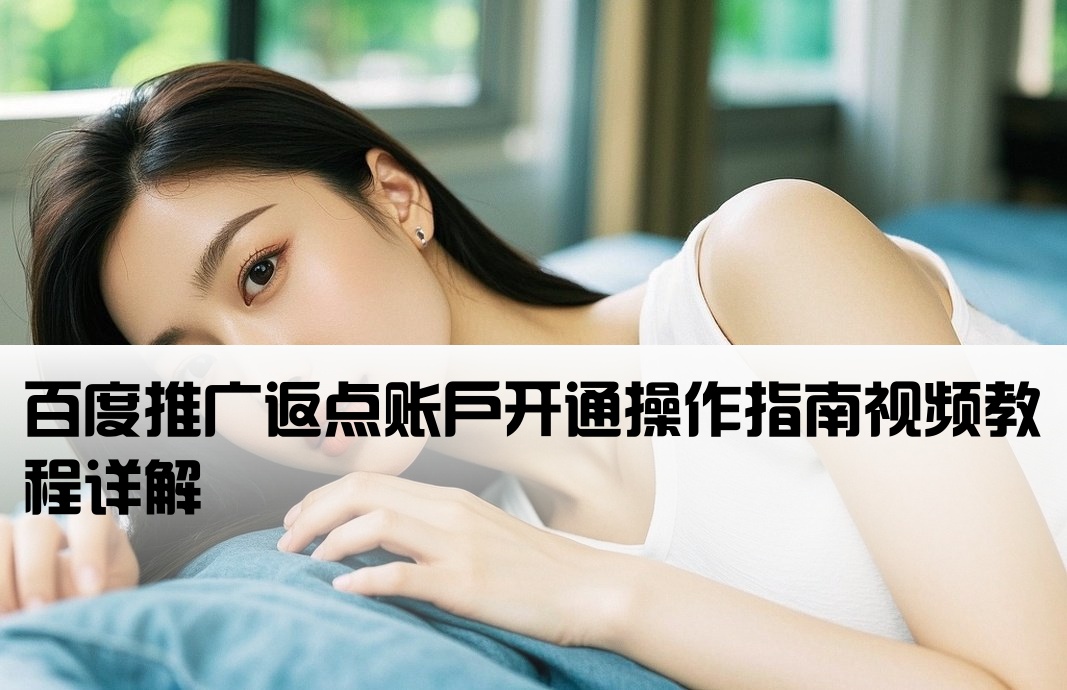 百度返点开户流程视频讲解