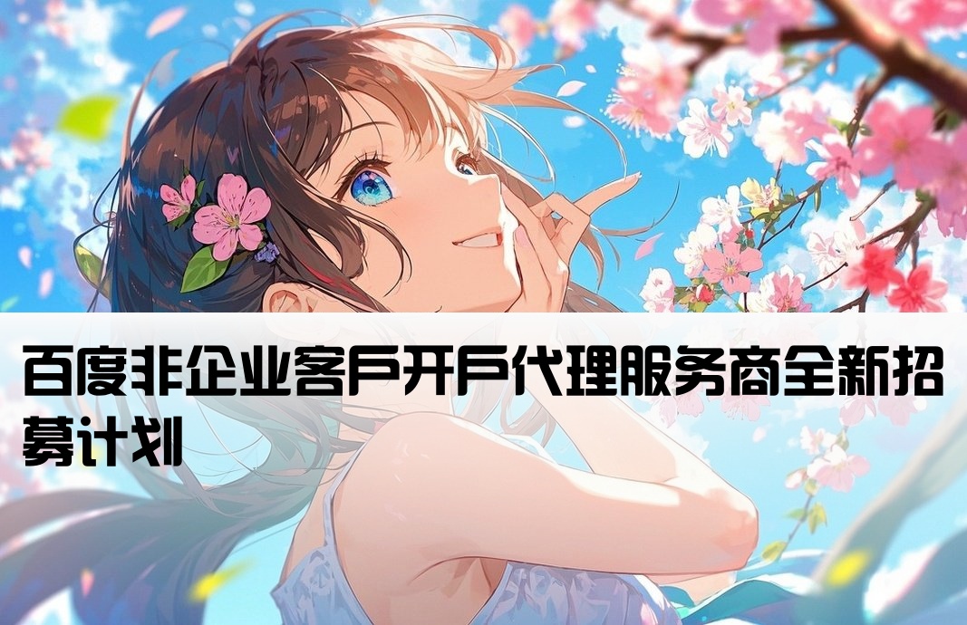 百度非企开户代理商