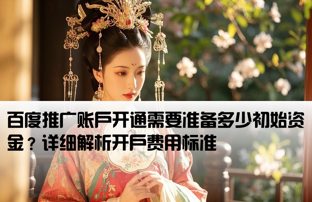 百度推广要多少开户金