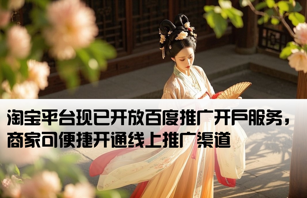 百度推广可以在淘宝上开户