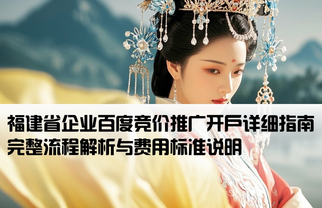 福建百度竞价开户流程及费用