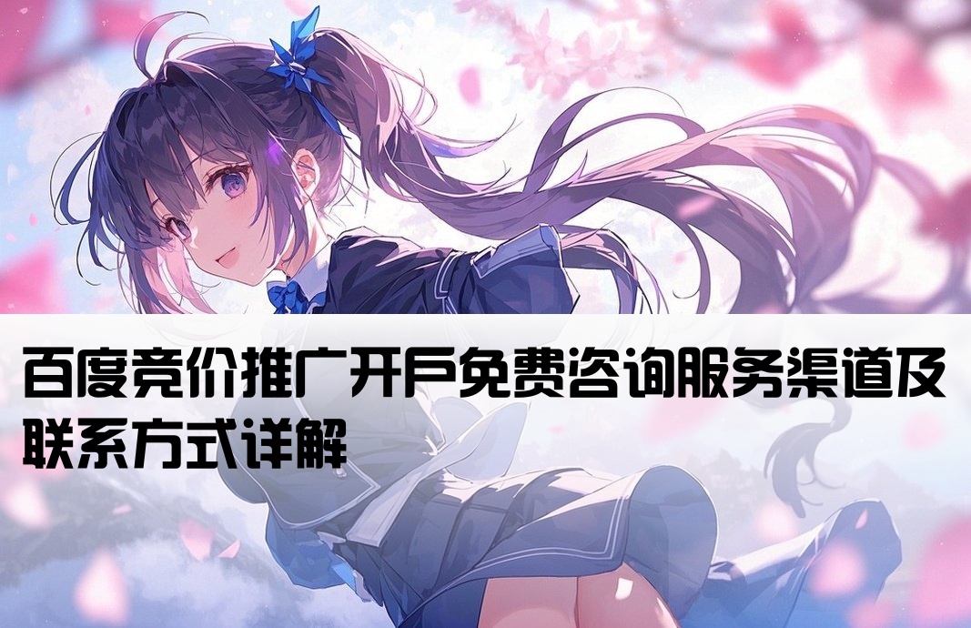百度竞价开户在哪里免费咨询