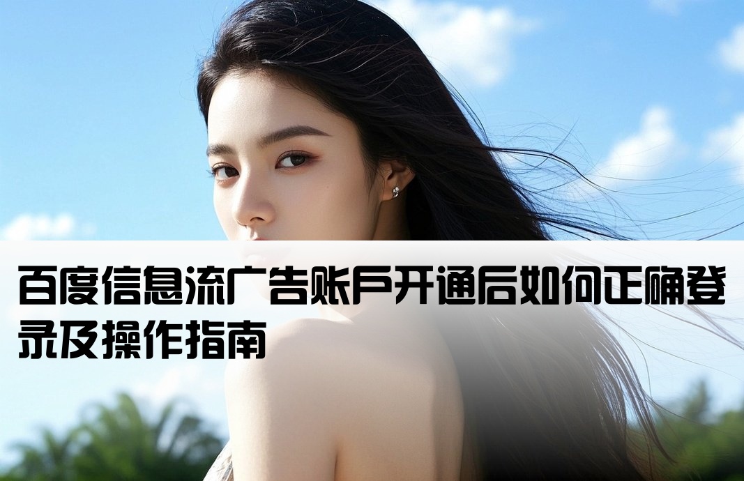 百度信息流开户后怎么登录