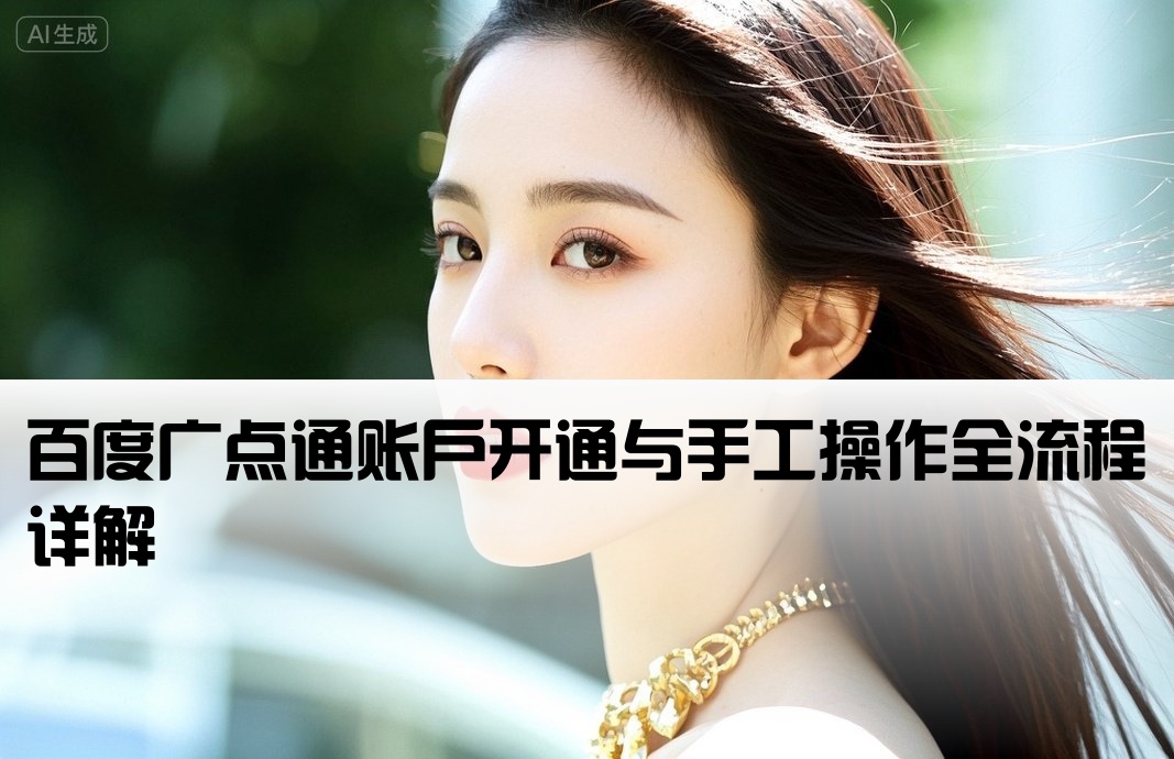 百度广点通开户手工活