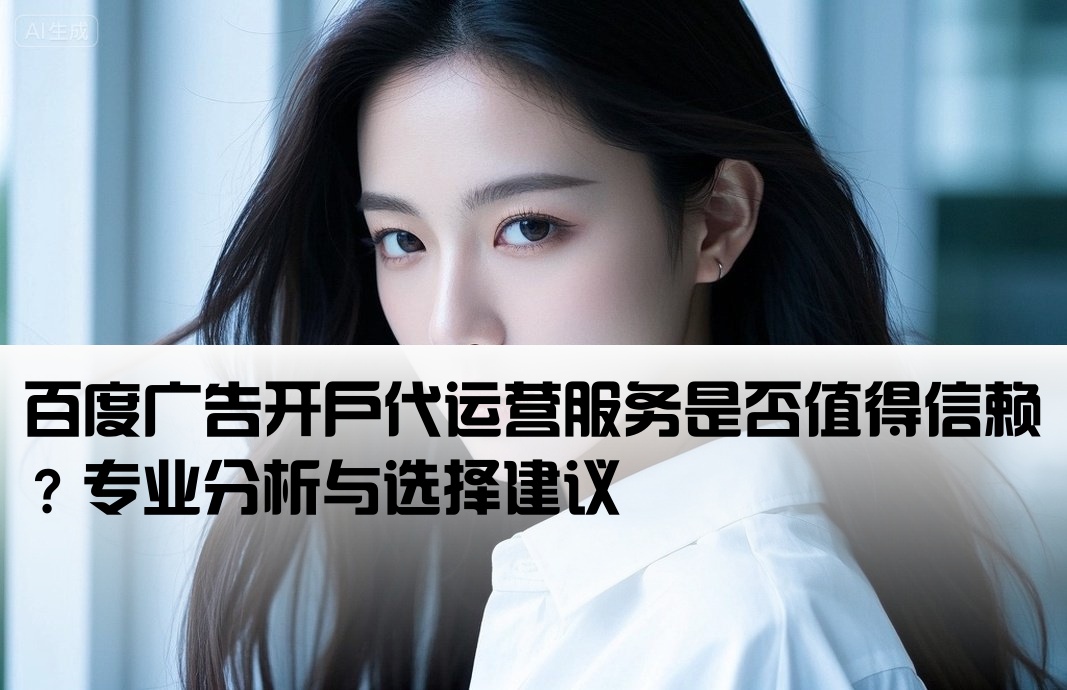 百度广告开户代运营可靠吗