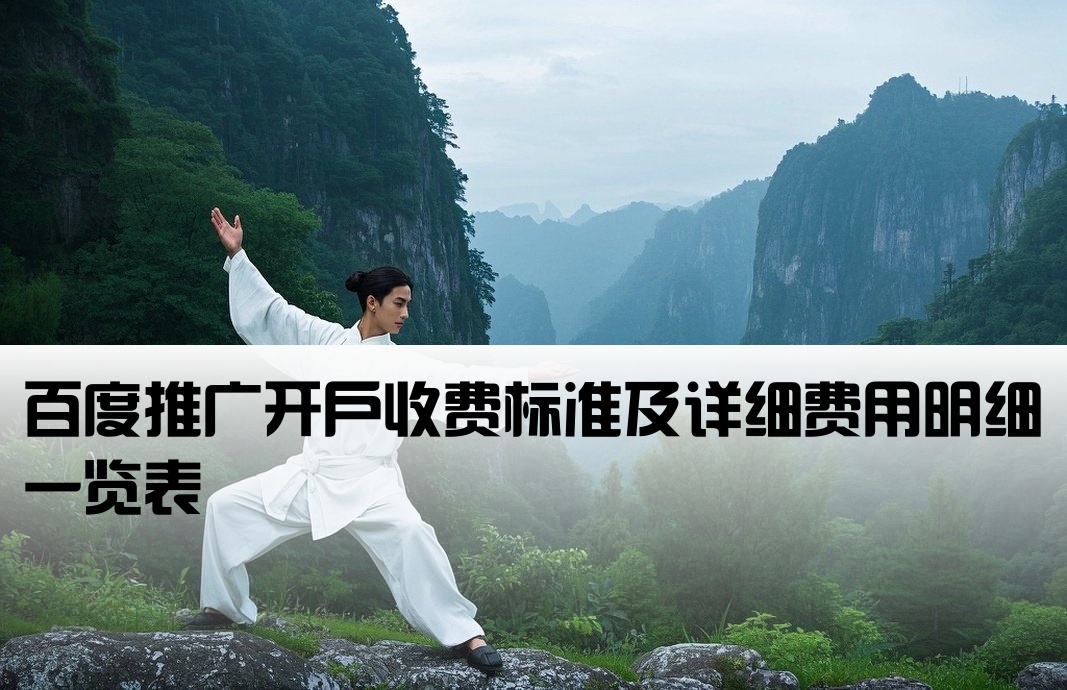 百度推广开户费用表