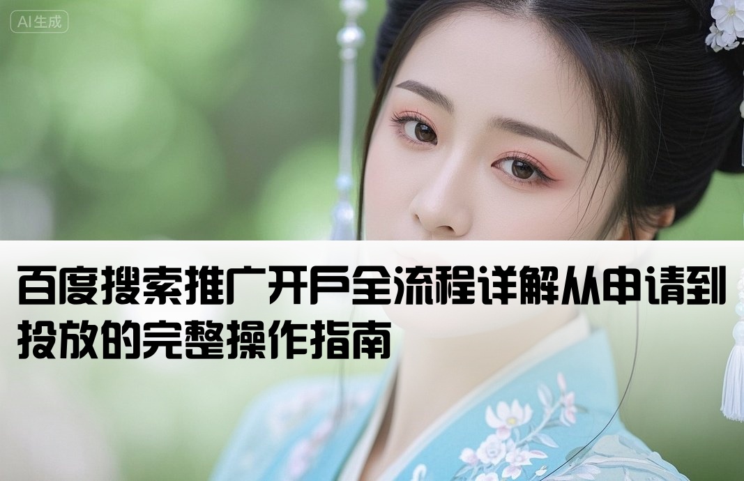 百度搜索推广开户流程