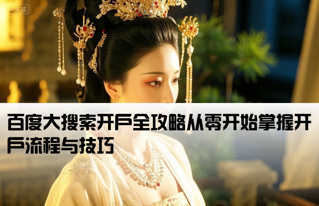 教你选择百度大搜索怎么开户