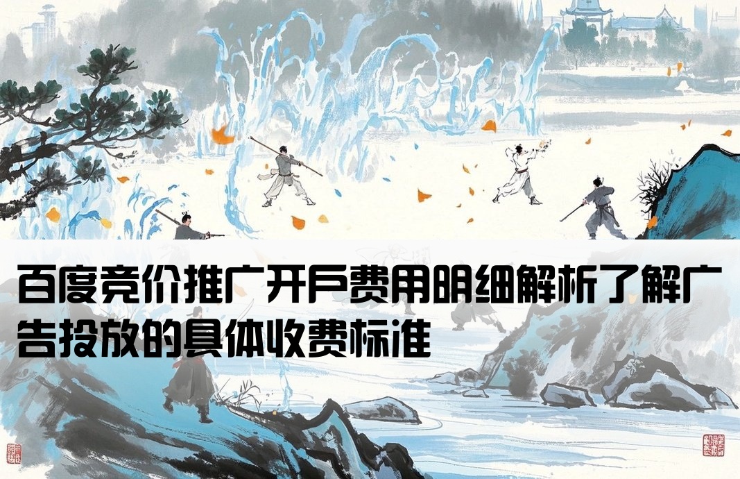 百度竞价开户怎么收费打广告