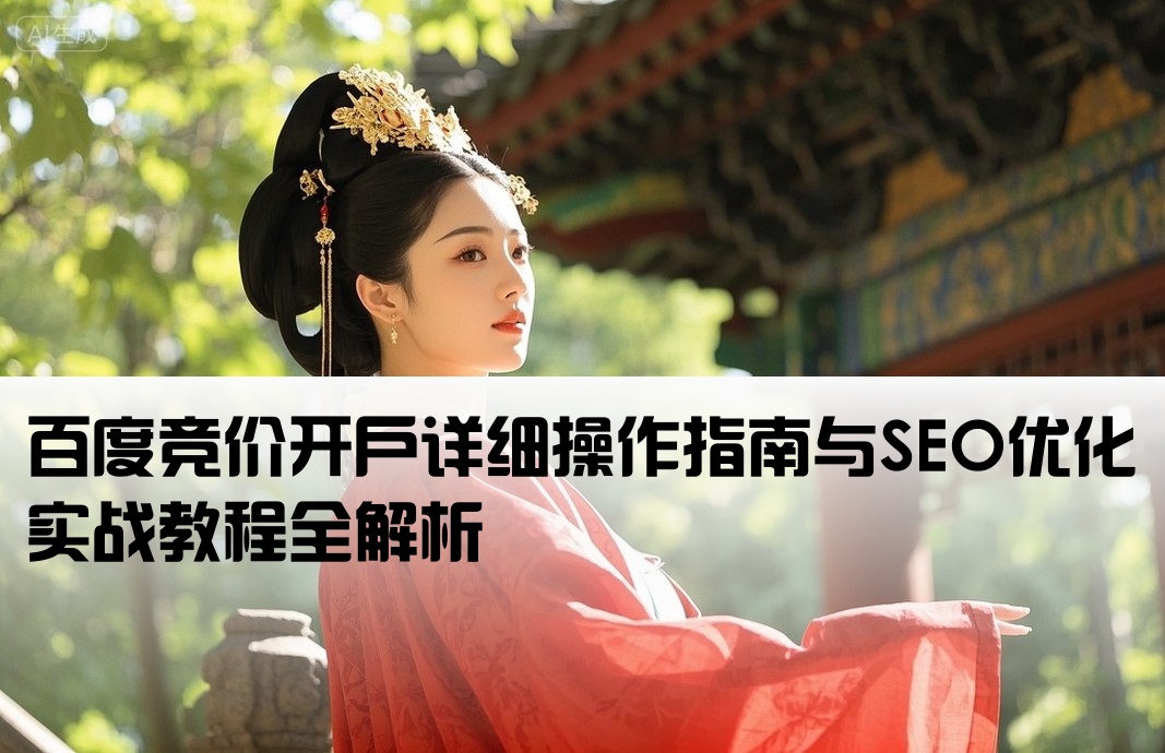 百度竞价开户怎么操作seo教程