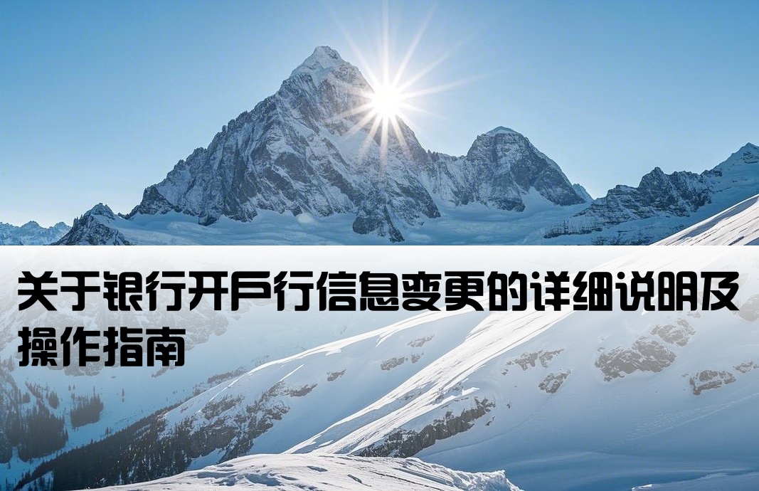 开户行变更说明百度