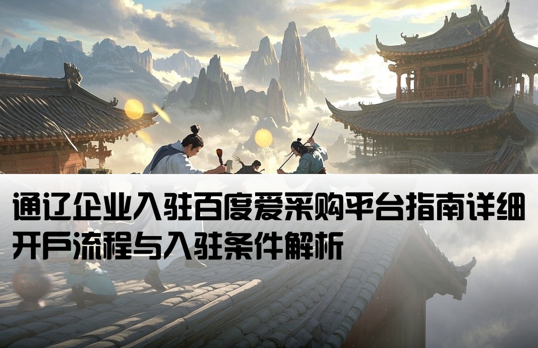 通辽百度爱采购开户入驻