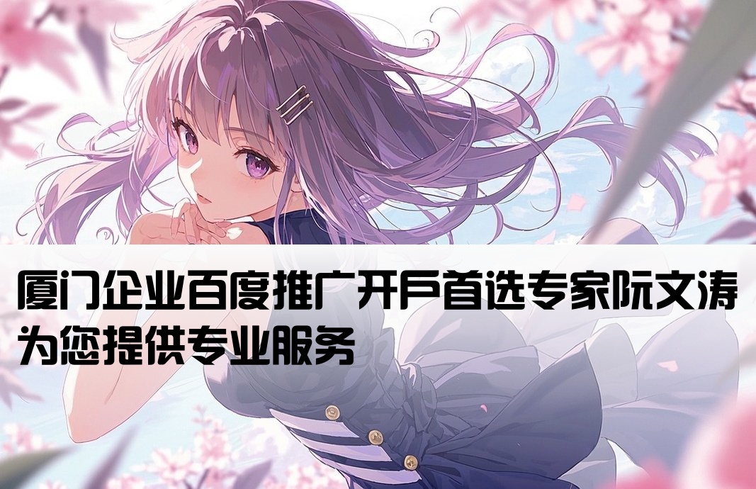 厦门百度开户来看阮文涛
