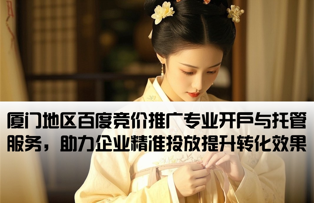 厦门百度竞价推广开户托管