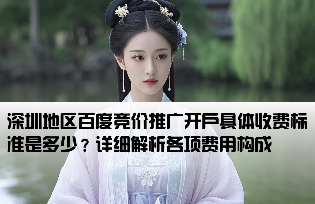 深圳百度竞价开户费用多少