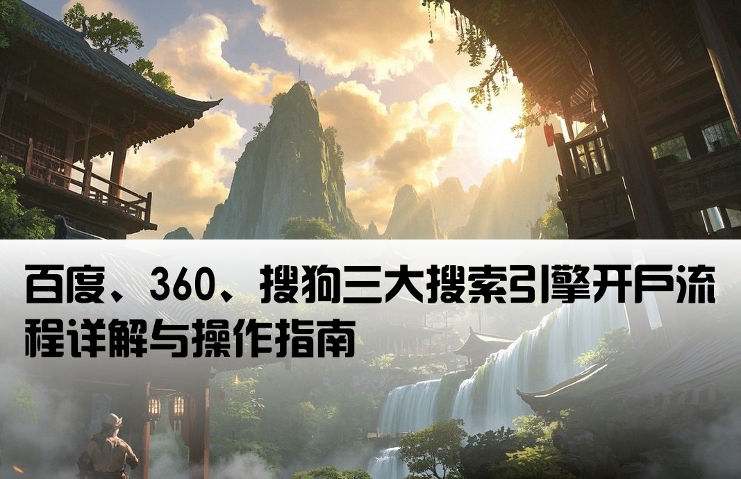 百度360搜狗开户怎么做