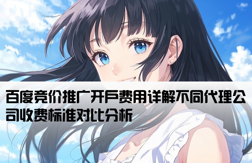 百度竞价公司开户多少钱