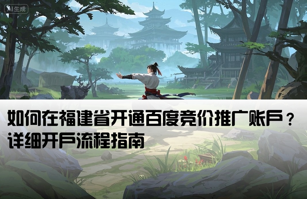 福建百度竞价开户怎么开的