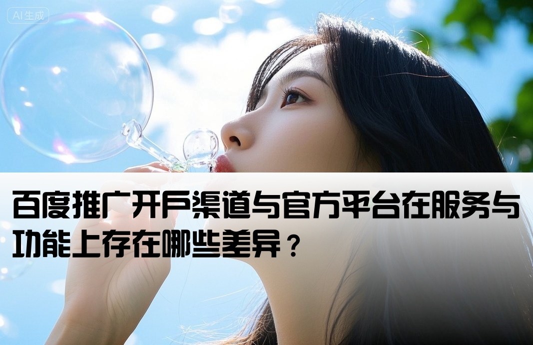 百度开户端口和官方有区别吗