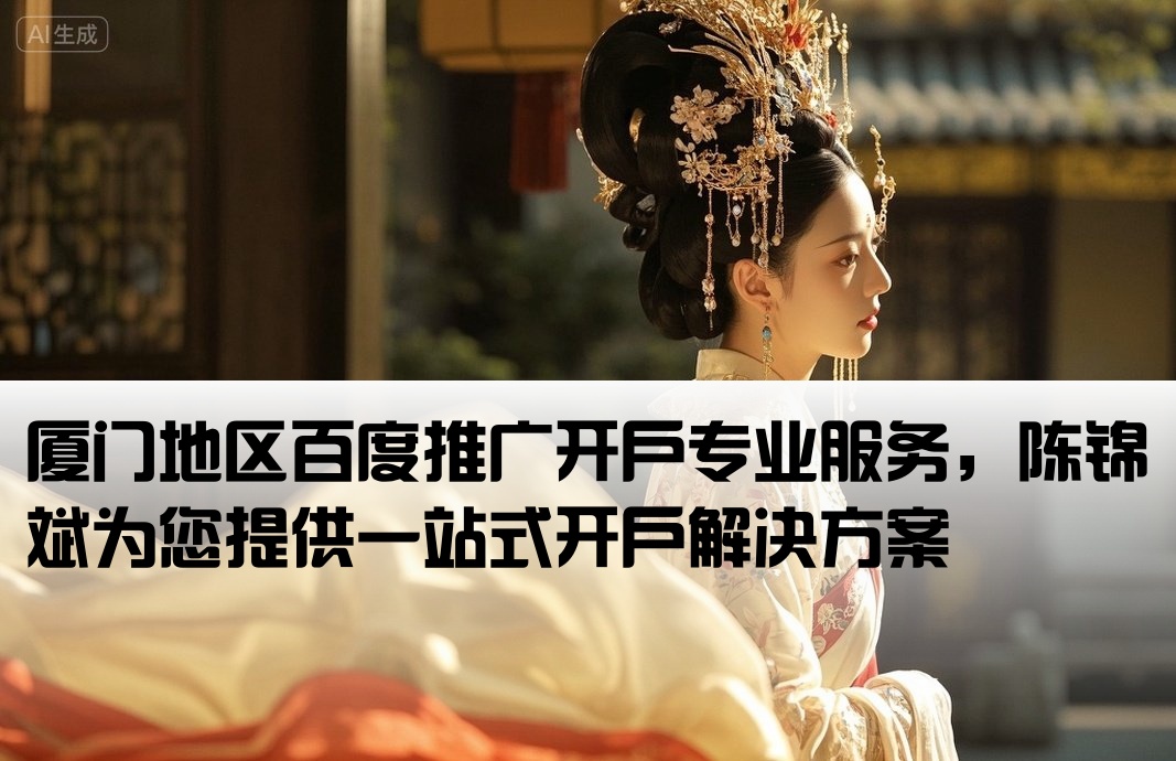 厦门百度开户找陈锦斌