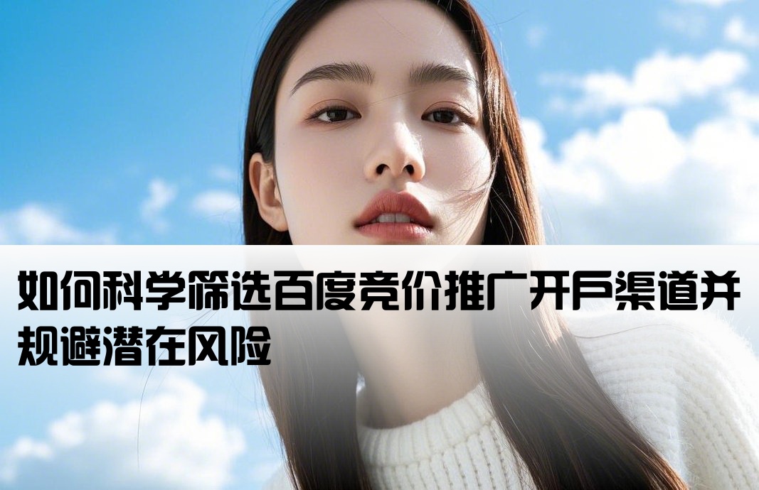 百度竞价开户渠道怎么选择的