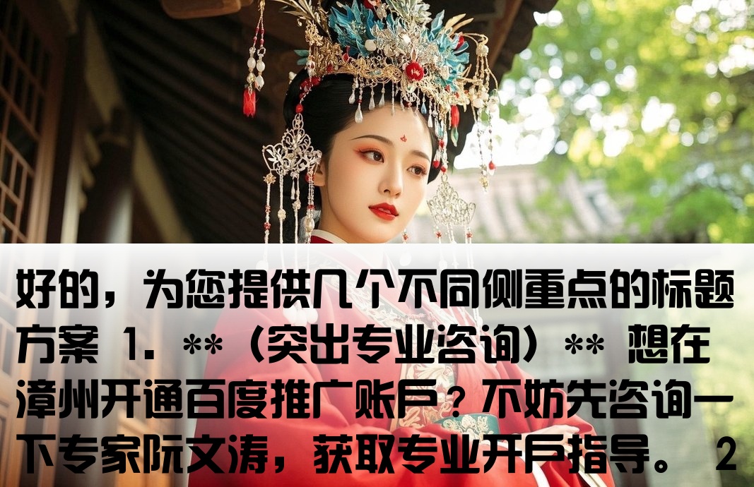 漳州百度开户问阮文涛